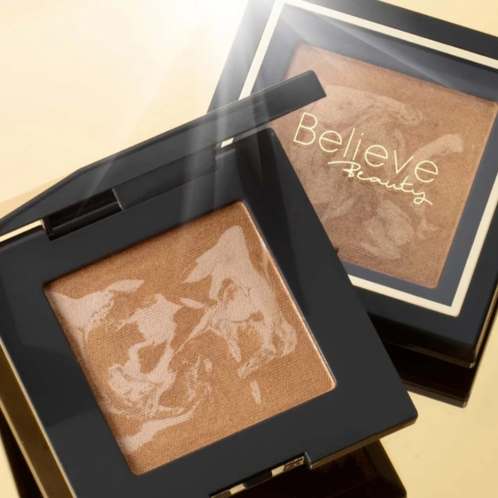 *3/15* NEW Believe Beauty Sunstruck Marbleized Bronzer Golden Sienna